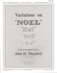 Variations on Noel Handbell sheet music cover